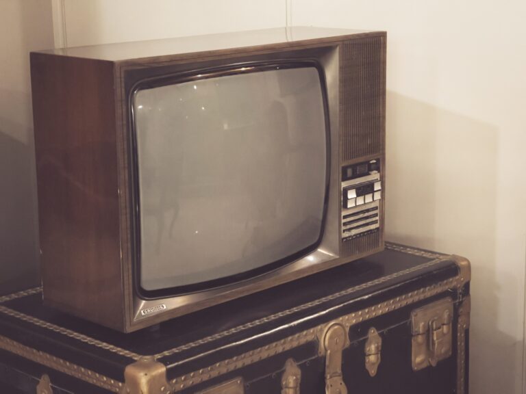 Public domain image of an old tv